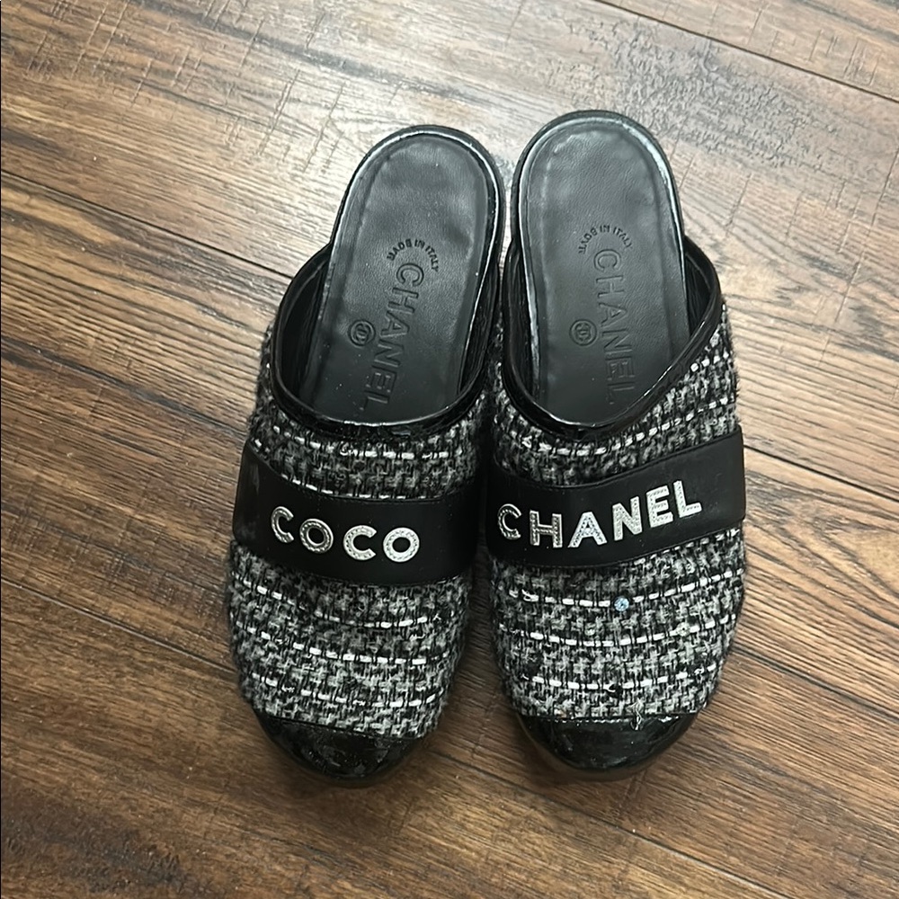 Chanel Black and White Women's Shoes
